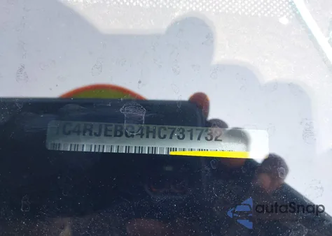 2017 Jeep Grand Cherokee Limited 4X2 z USA, uszkodzony, nr VIN 1C4RJEBG4HC731732